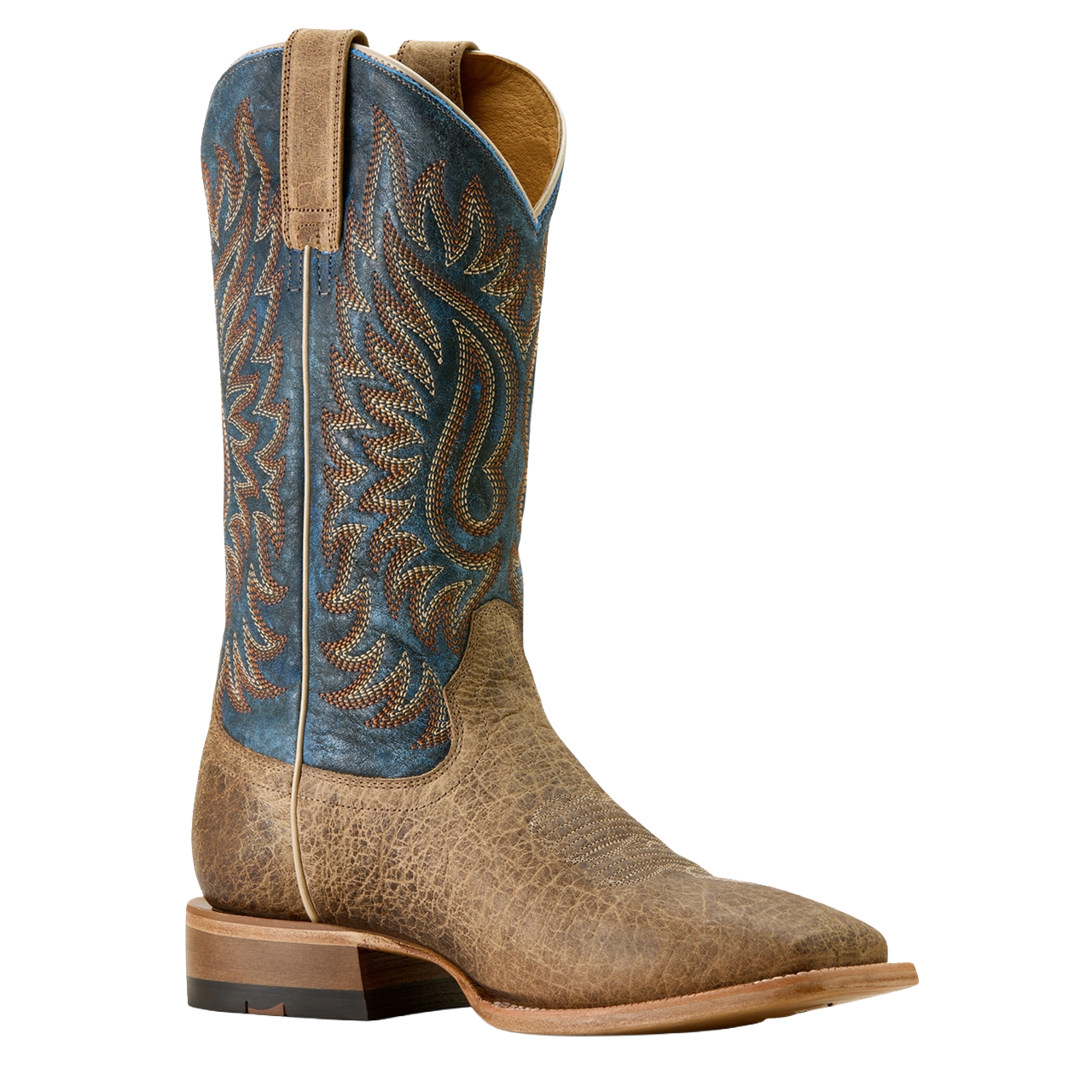 Ariat Men's Gold Point Earth Brown Bison Cowboy Boot 10063779