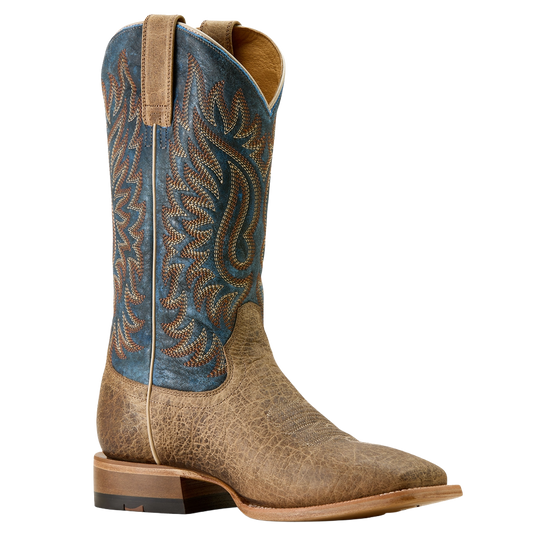 Ariat Men's Gold Point Earth Brown Bison Cowboy Boot 10063779
