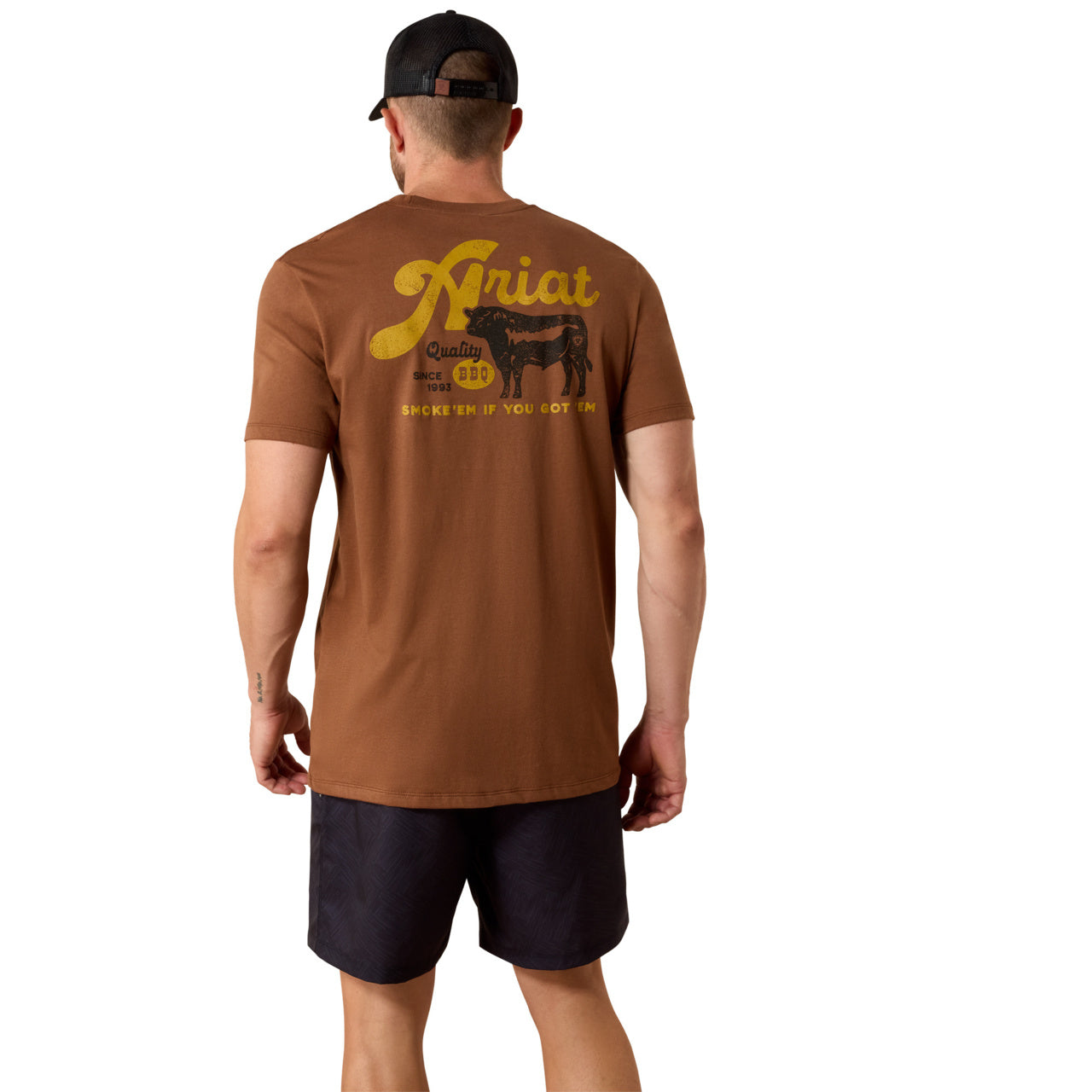 Ariat Men's BBQ Smoke Soft Silt Graphic T-Shirt 10071197