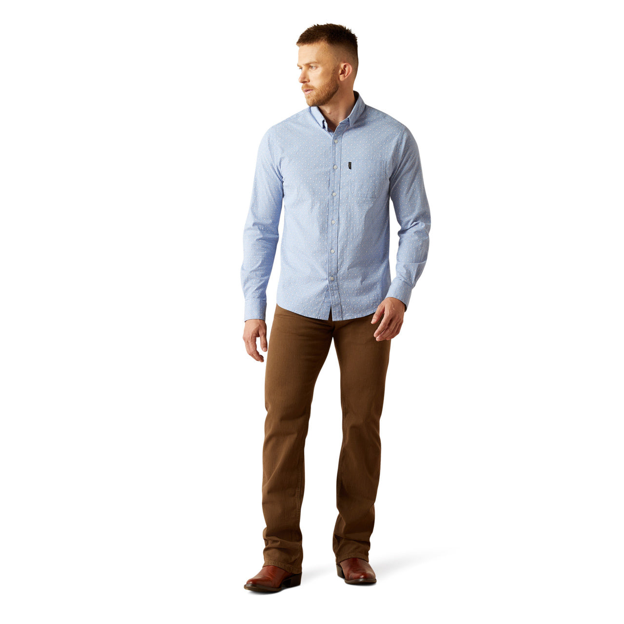 Ariat Men's Mikey Modern Fit Button Down Shirt 10058985