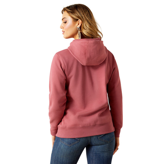 Ariat Ladies Logo 2.0 Mauvewood Hoodie 10062273