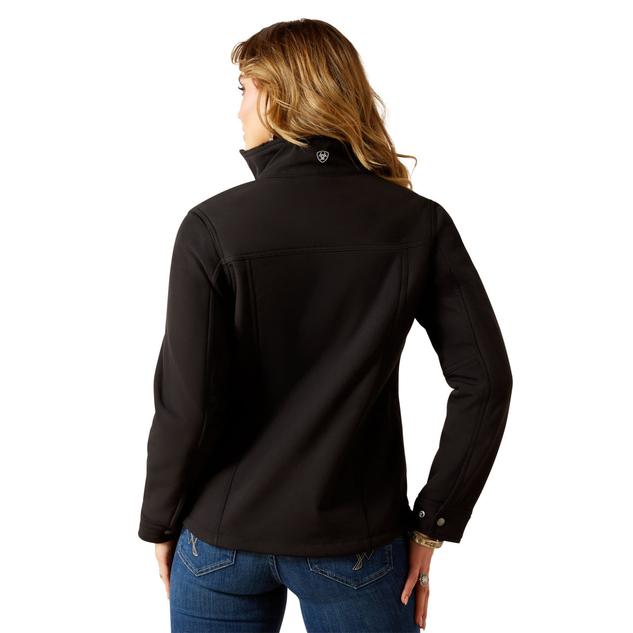 Ariat Ladies Black Berber Back Snap Softshell Jacket 10062258