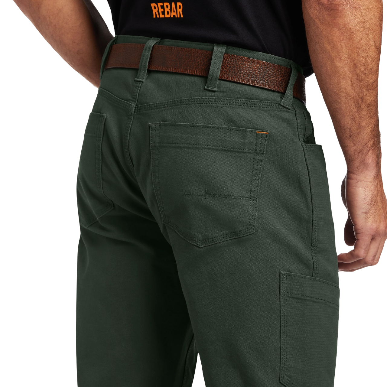 Ariat® Men's Rebar M4 Relaxed DuraStretch™ Deep Forest Jeans 10041085