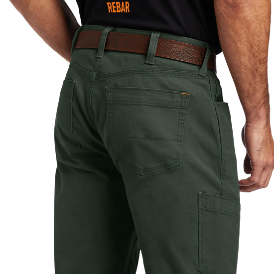 Ariat® Men's Rebar M4 Relaxed DuraStretch™ Deep Forest Jeans 10041085