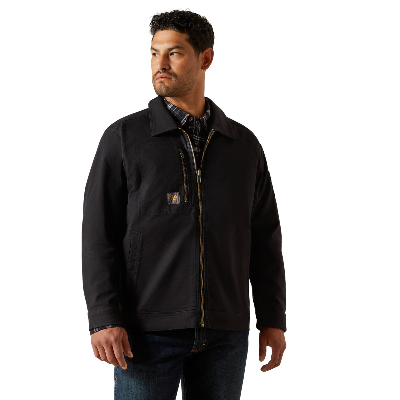 Ariat Men's Rebar Made Tough Black Shop Jacket 10062288