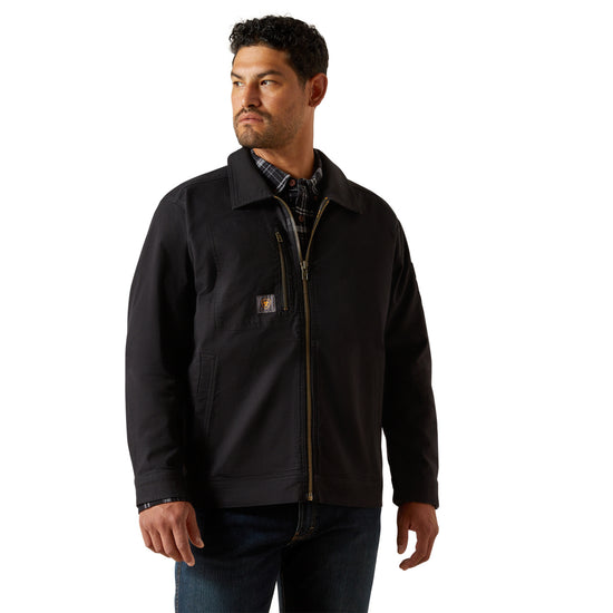 Ariat Men's Rebar Made Tough Black Shop Jacket 10062288