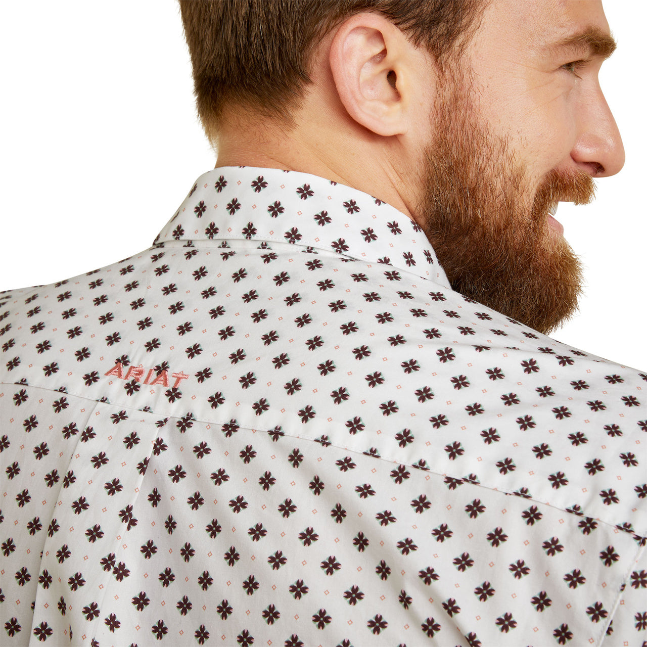 Ariat Men's Aiden Classic Fit Geometric Print Snap Shirt 10045047