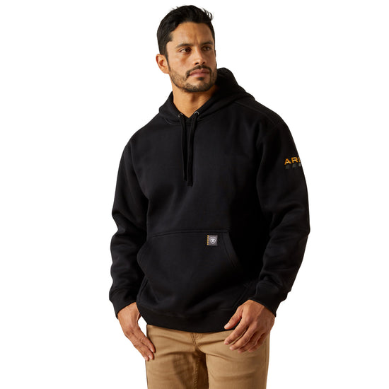 Ariat Men's Rebar Heavyweight Black Hoodie 10062706