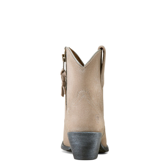 Ariat Ladies Harlan Granite Grey Suede Western Boot 10051055