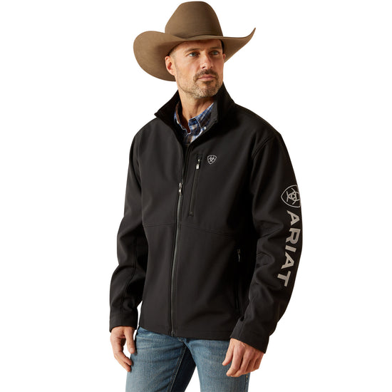 Ariat Men's Black Quilted Logo Softshell Jacket 10062578