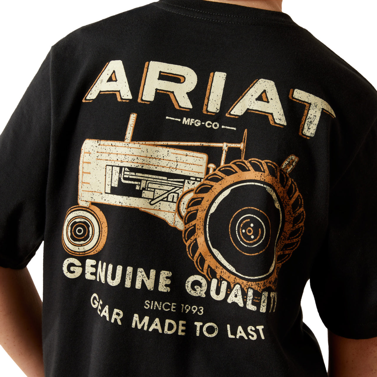 Ariat Youth Boy's Gramps Tractor Solid Black T-Shirt 10062408