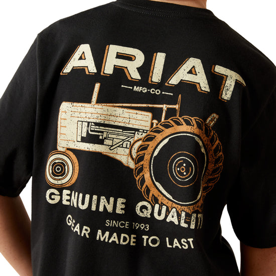 Ariat Youth Boy's Gramps Tractor Solid Black T-Shirt 10062408