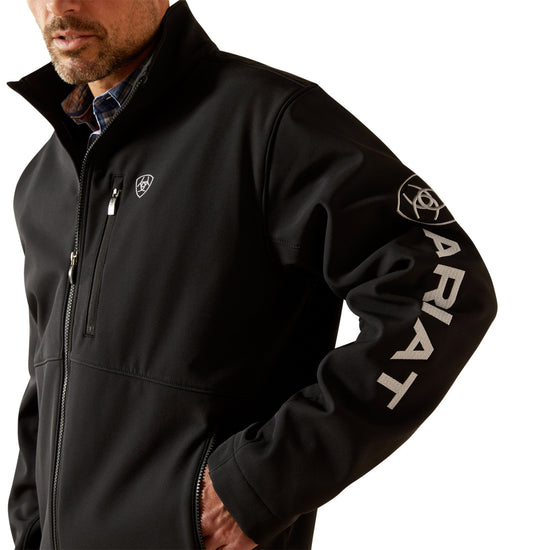 Ariat Men's Black Quilted Logo Softshell Jacket 10062578