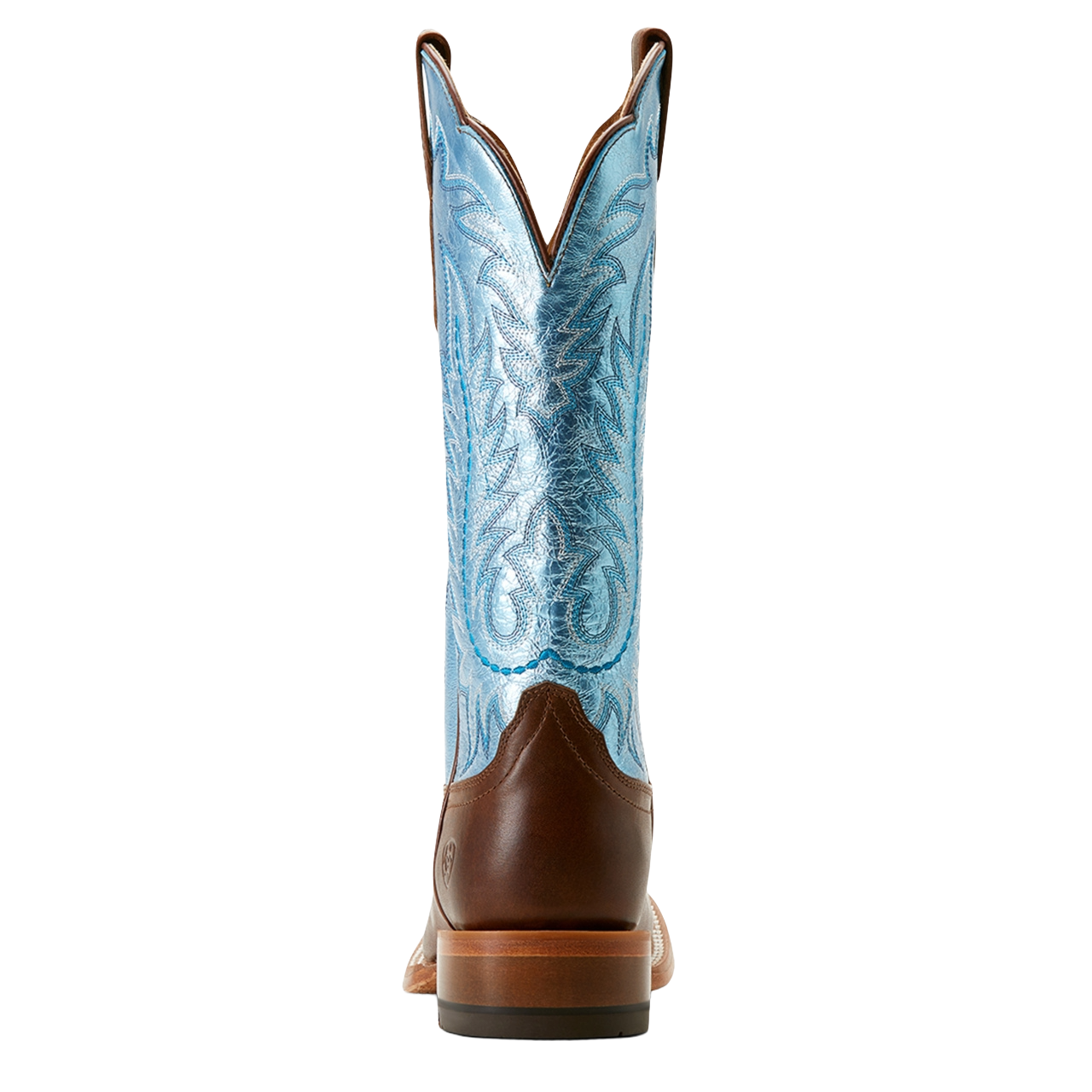 Ariat Ladies Frontier Tilly Dapper Tan & Surf Blue Western Boot 10053642