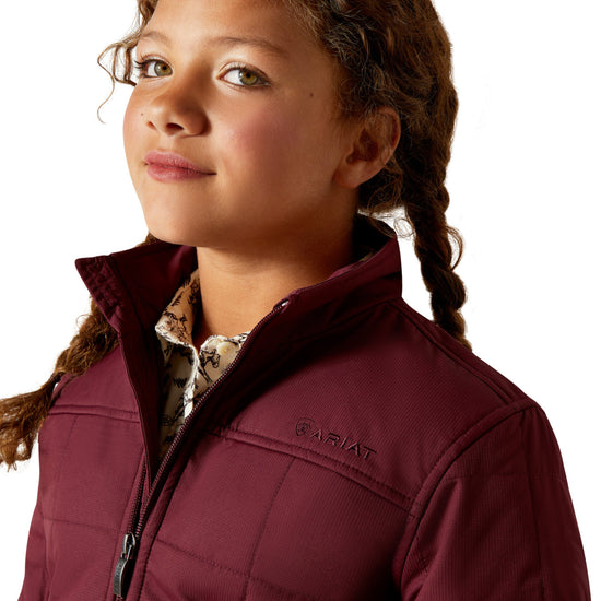 Ariat Youth Girl's Crius Windsor Wine Insulated Jacket 10062260