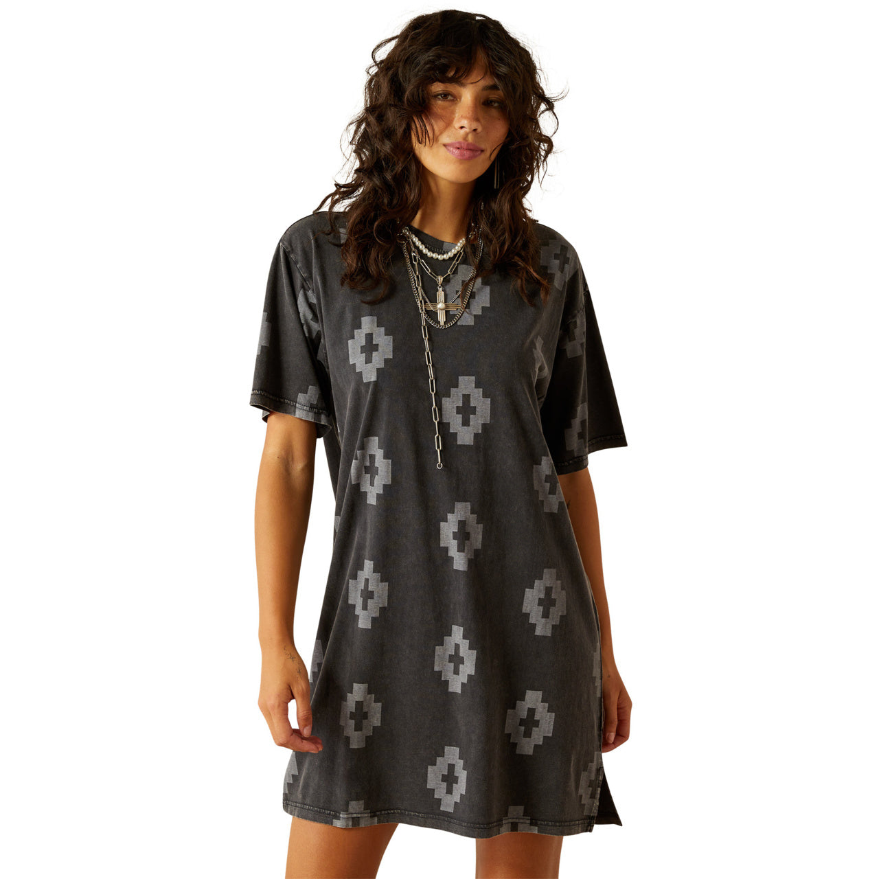 Ariat Ladies Isela Southwest Print Tee Dress 10060380