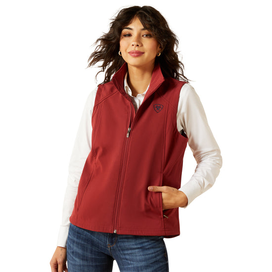 Ariat Ladies Logo Burnt Russet Softshell Vest 10062787