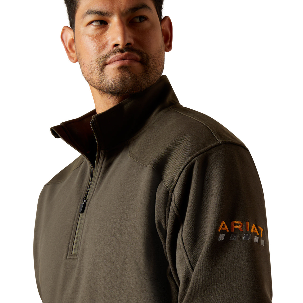 Ariat Men's Rebar Workman Duracanvas 1/4 Zip Sweatshirt 10062608