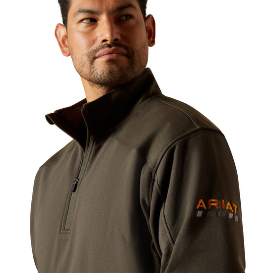 Ariat Men's Rebar Workman Duracanvas 1/4 Zip Sweatshirt 10062608