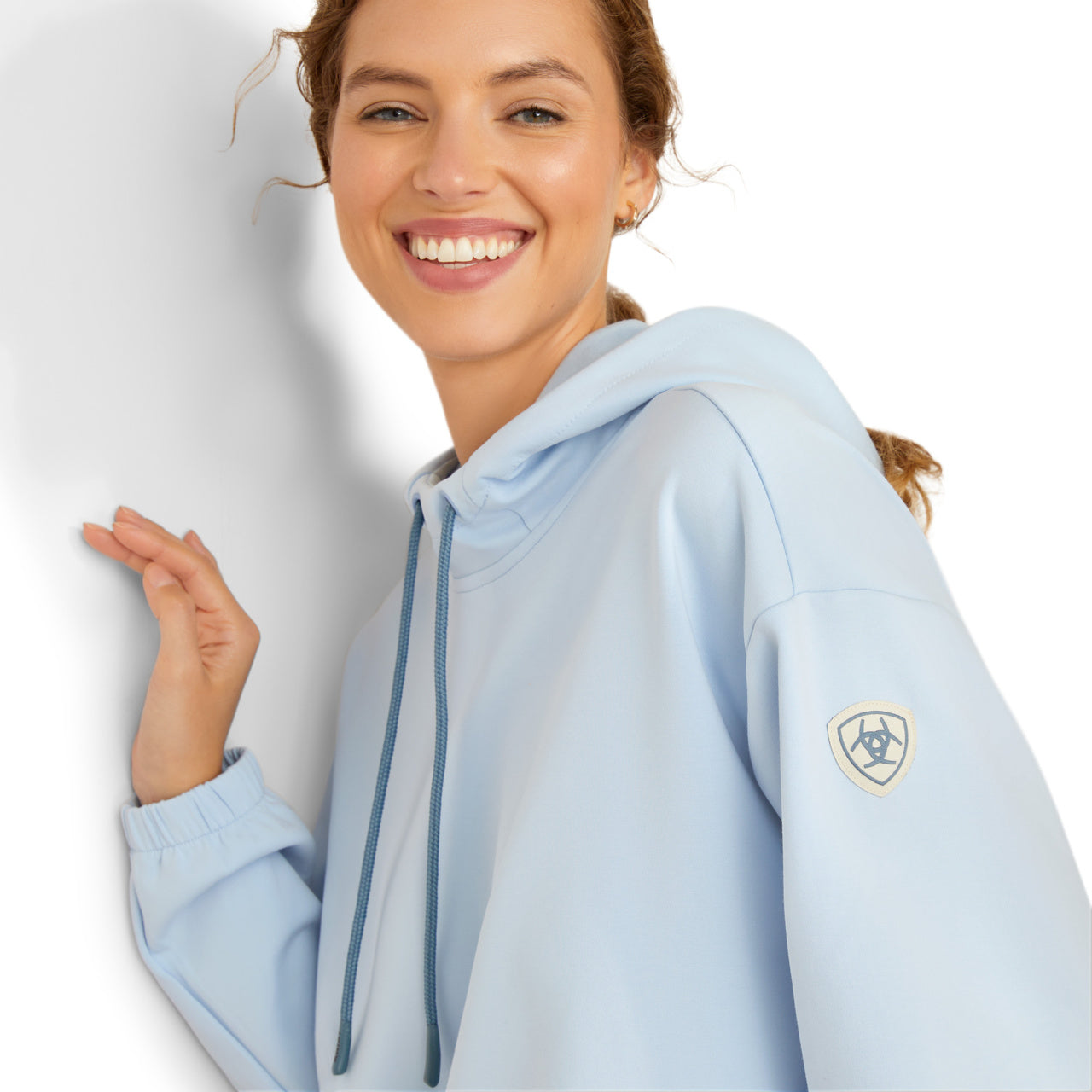 Ariat Ladies Moraga Cerulean Heather Pullover Hoodie 10052661