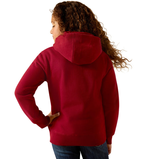 Ariat Youth Girl's 2.0 Hood Biking Red Hoodie 10062287