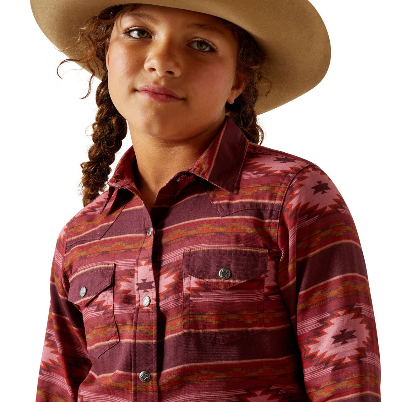 Ariat Youth Girl's Jewel Rosa Southwest Snap Shirt 10062844