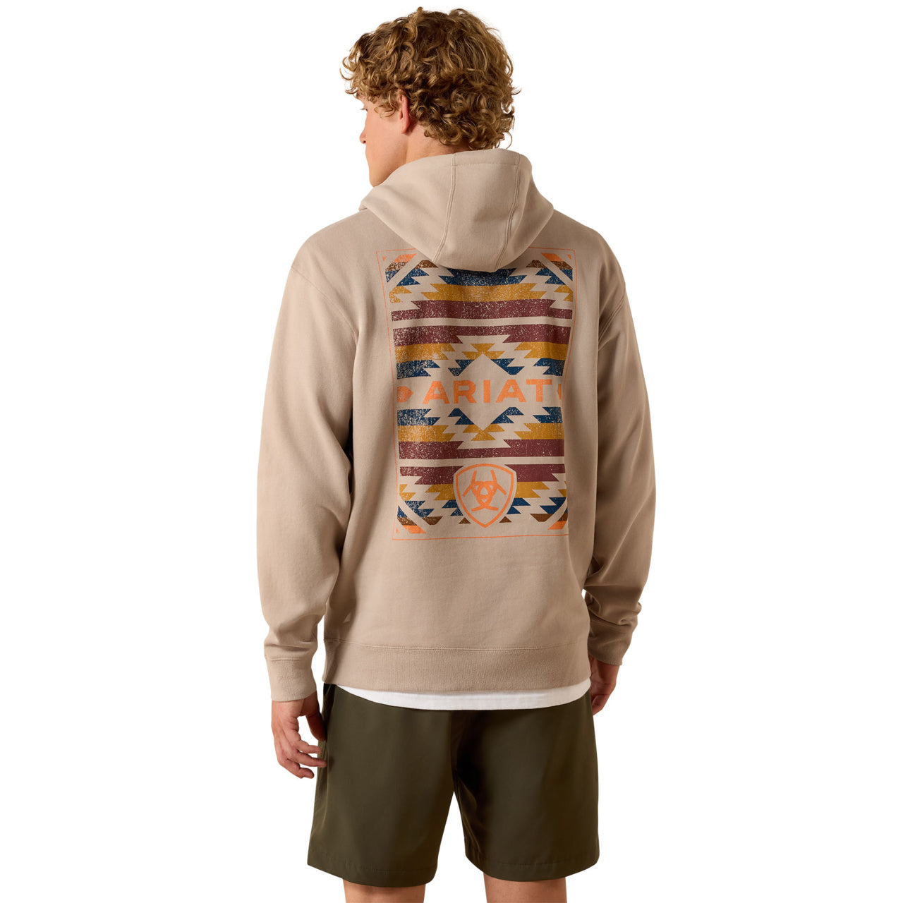 Ariat Men's Tapiz Zapoteco Beige Fleece Hoodie 10074912