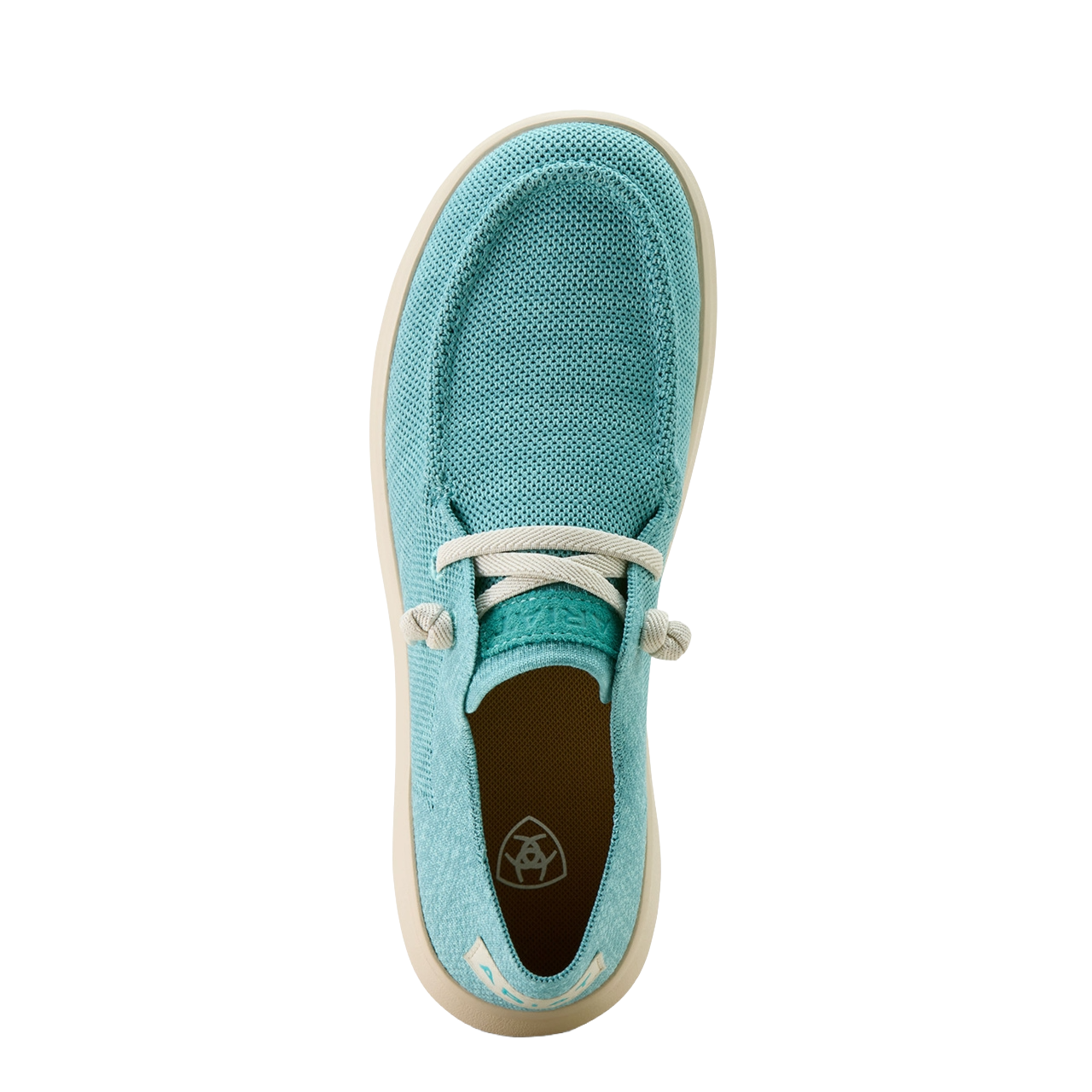 Ariat Ladies Heathered Sky Blue Knitted Hilo Slip On Shoe 10063818