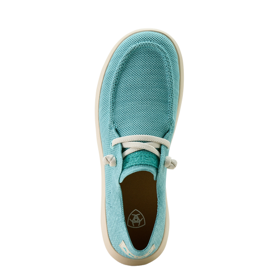 Ariat Ladies Heathered Sky Blue Knitted Hilo Slip On Shoe 10063818