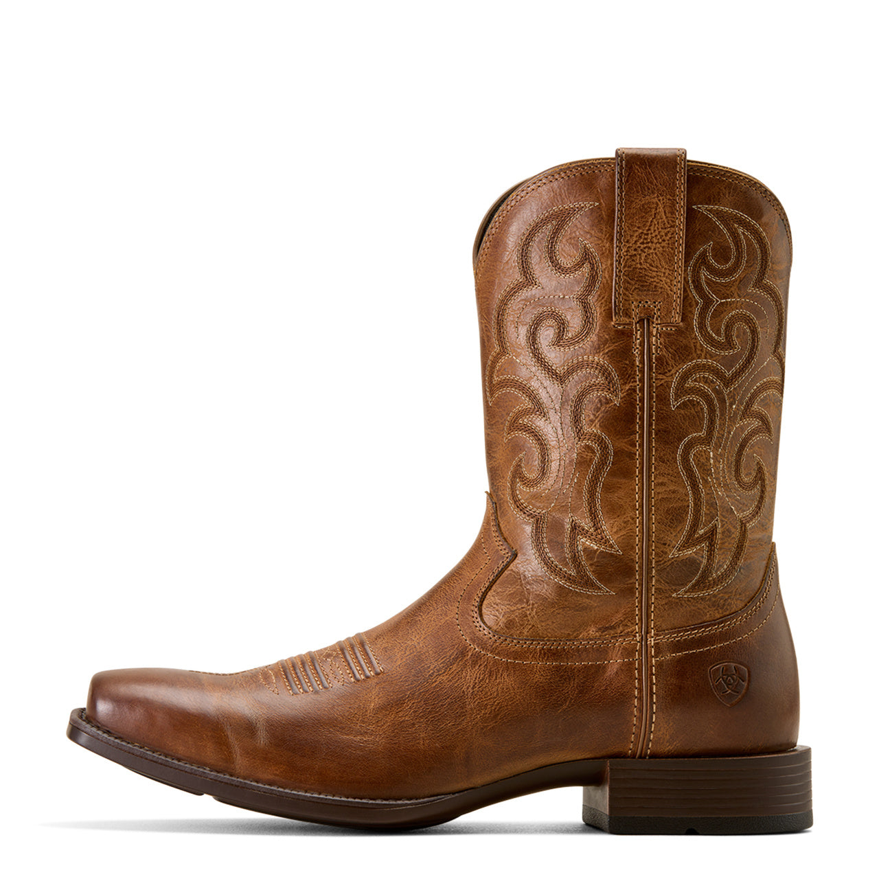 Ariat Men's Bodie Embroidered Honey Tan Western Boot 10074187