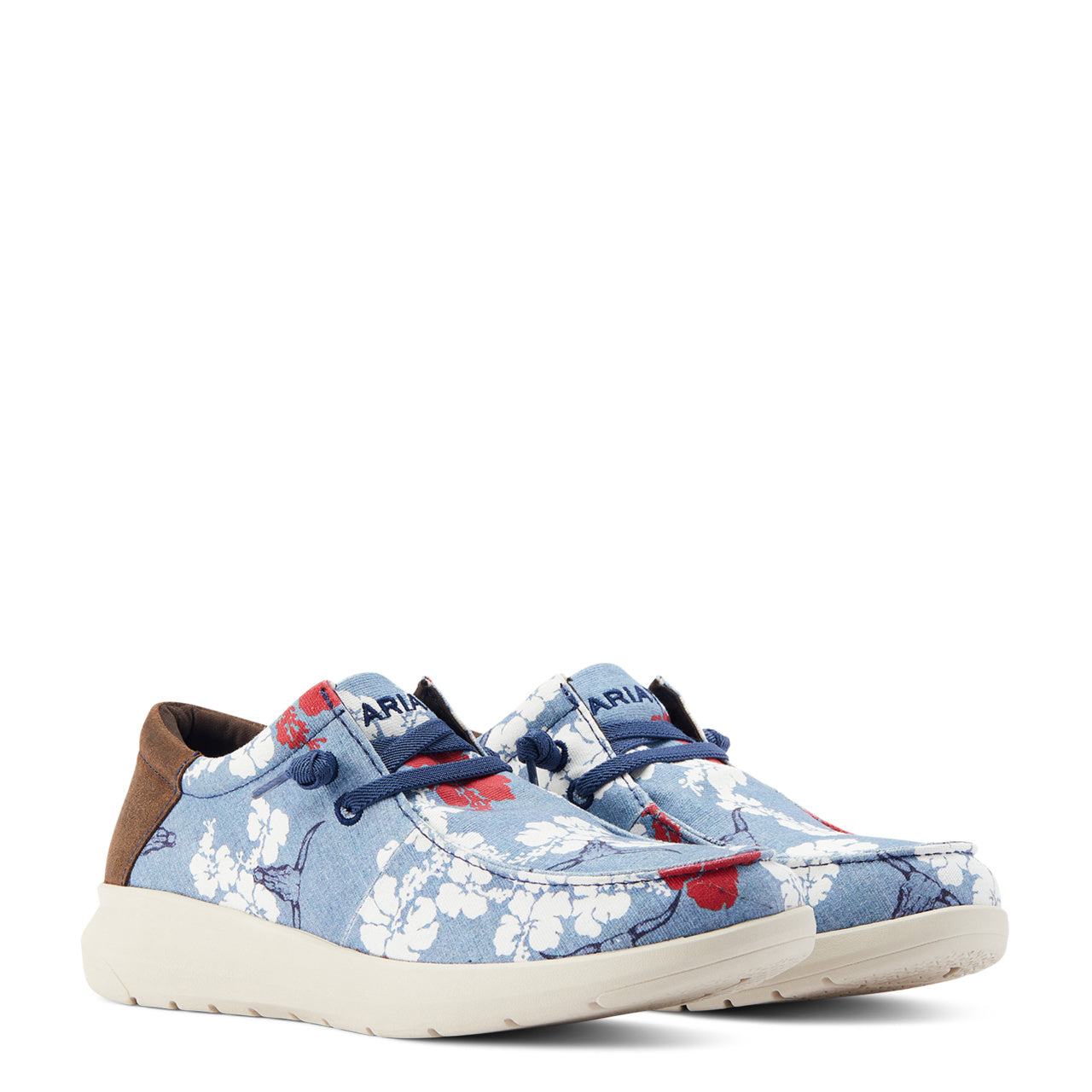 Ariat® Men's Hilo Aloha Pareau Print Red White & Blue Shoes 10044513