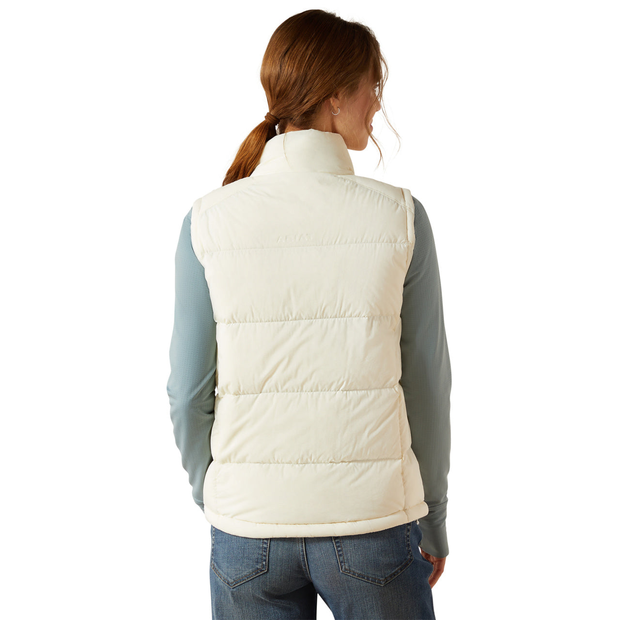 Ariat Ladies UltraPuff Down Star White Vest 10062385