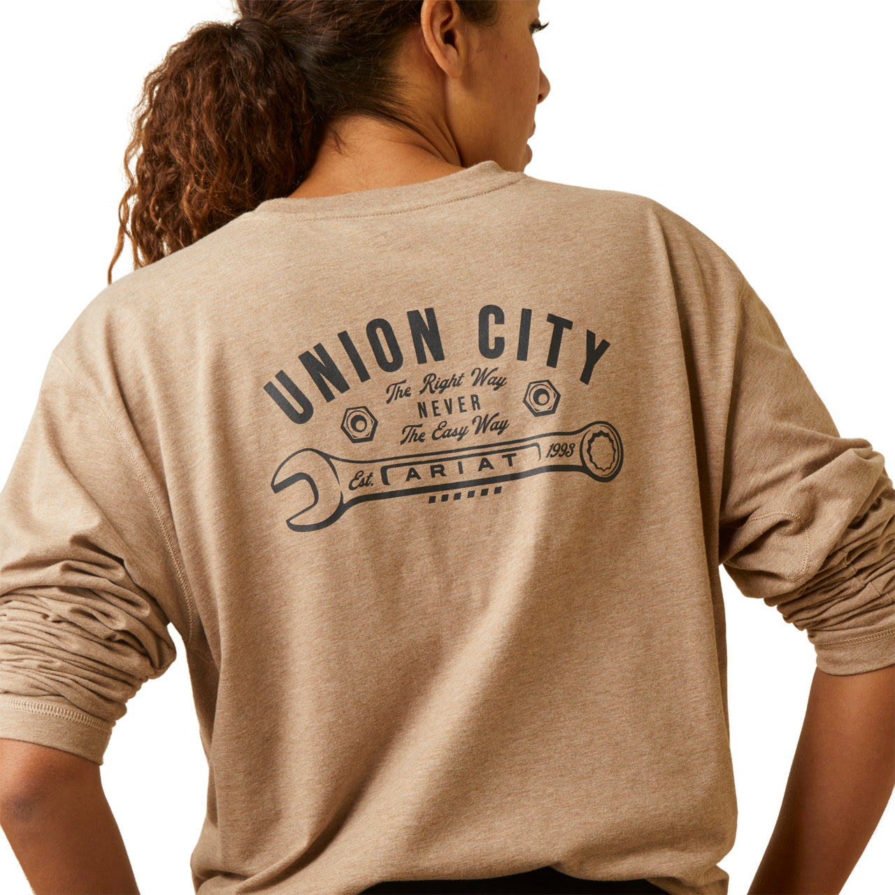 Ariat Ladies Rebar Workman Union City Long Sleeve T-Shirt 10046417