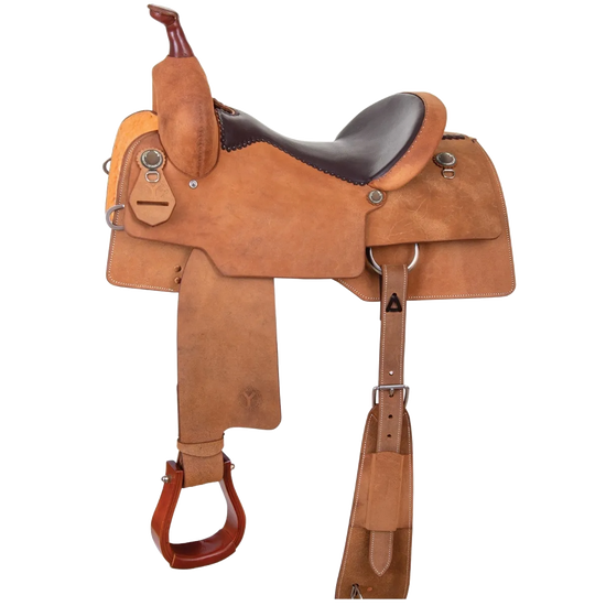 Circle Y 16" Cody Crow Ranch Rider Roughout Saddle 20224021