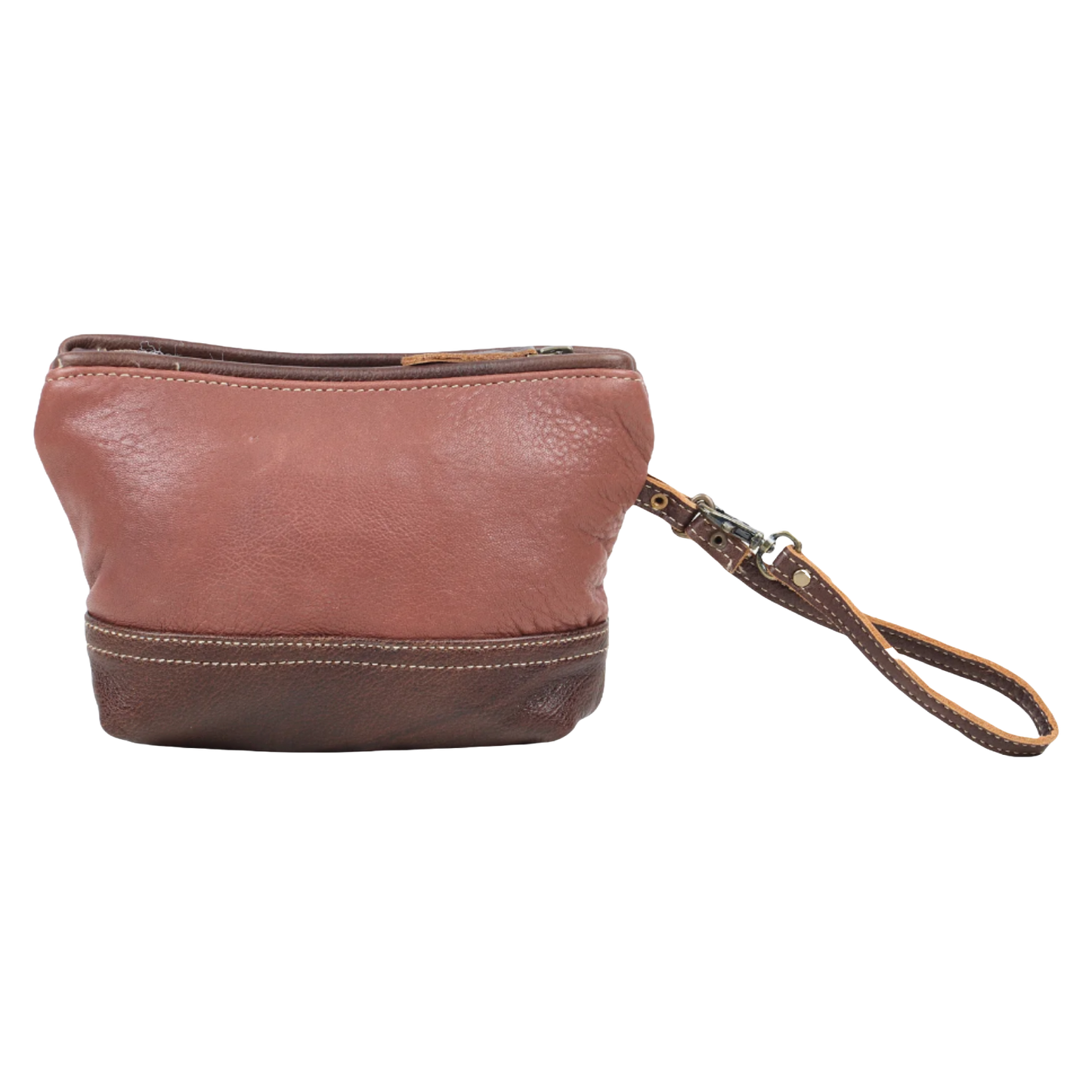 Myra Bag Ladies Pomme D'orenge Leather Wristlet Pouch S-1528