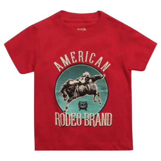 Cinch Infant Boy's Red American Rodeo Logo Graphic T-Shirt MTT7671090