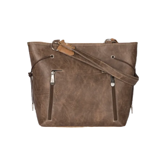 Justin Ladies Concealed Carry Light Tan Western Tote Bag 1811309