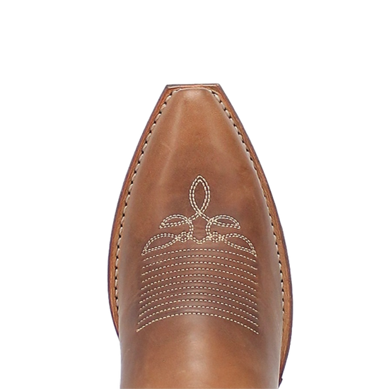 Laredo Ladies Larissa Honey Brown & Grey Snip Toe Western Boots 52216