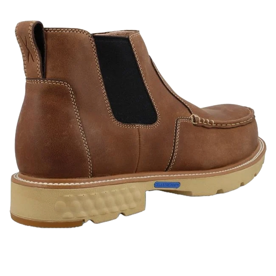 Twisted X Men's Ginger Brown Chelsea Nano Toe Work Boots MXCN002