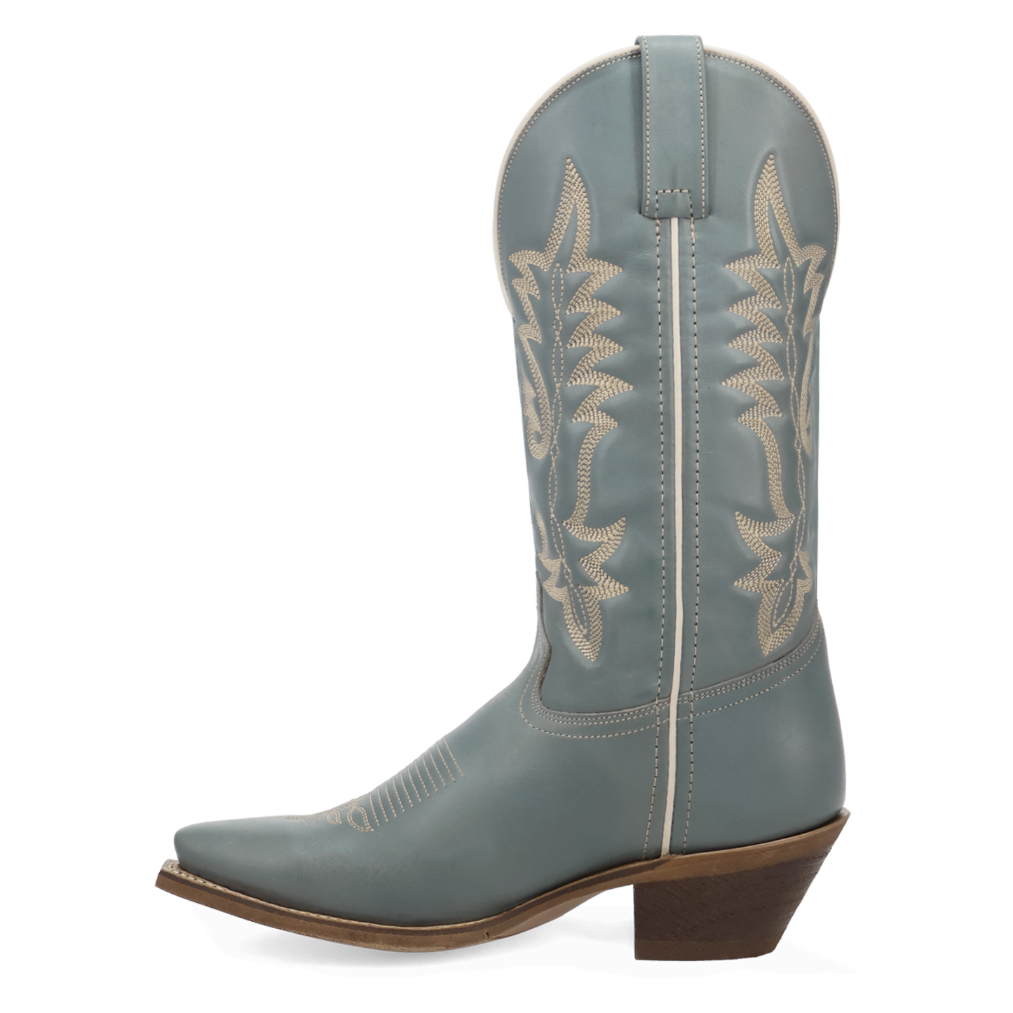 Laredo Ladies Carly Sky Blue Leather Western Boot 20069-BL2