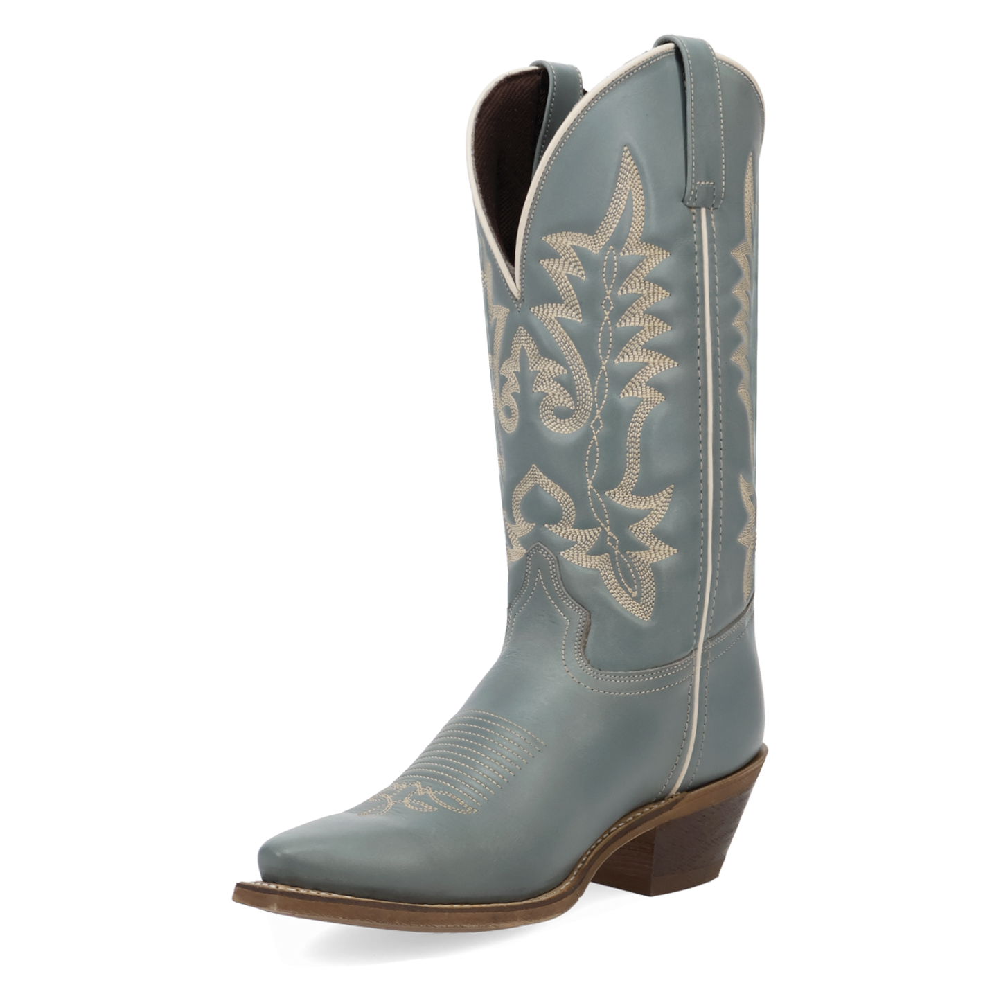 Laredo Ladies Carly Sky Blue Leather Western Boot 20069-BL2