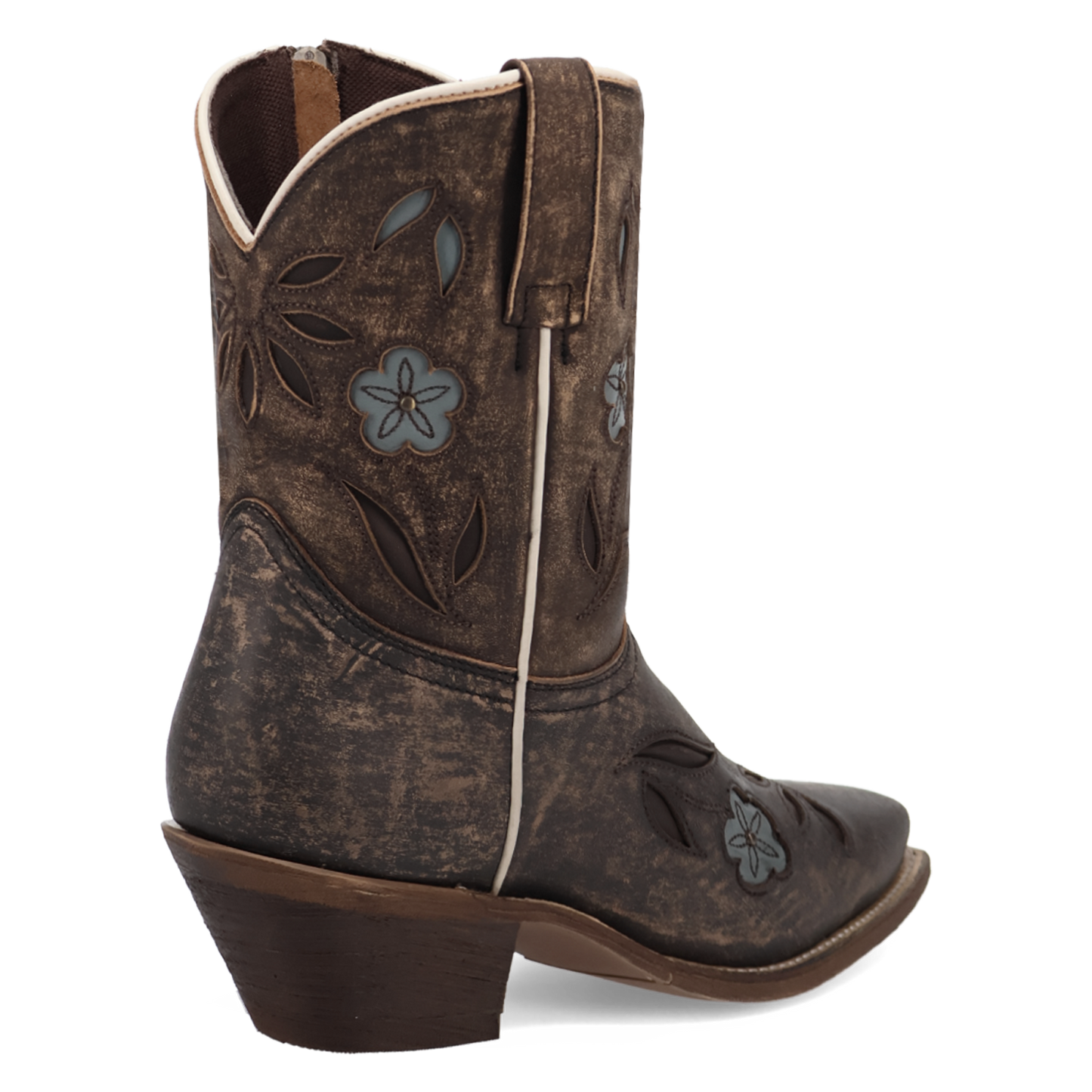 Laredo Ladies Wild Petal Navy Leather Bootie 20087