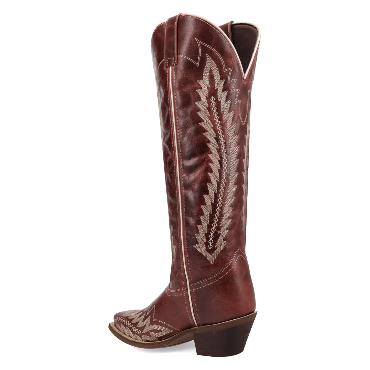 Laredo Ladies Roxelle Wide Calf Red Leather Western Tall Boot 20090WC