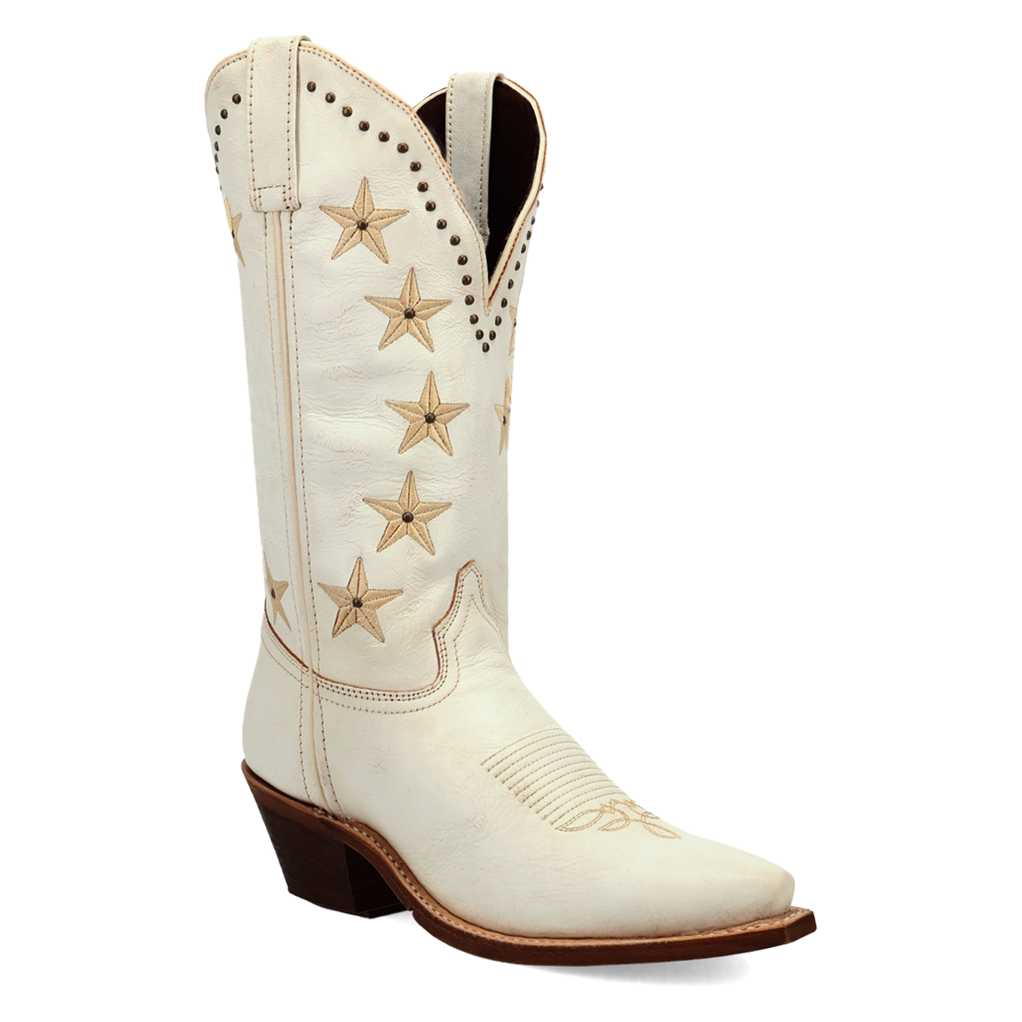 Laredo Ladies Serenade White Leather Western Boot 20091