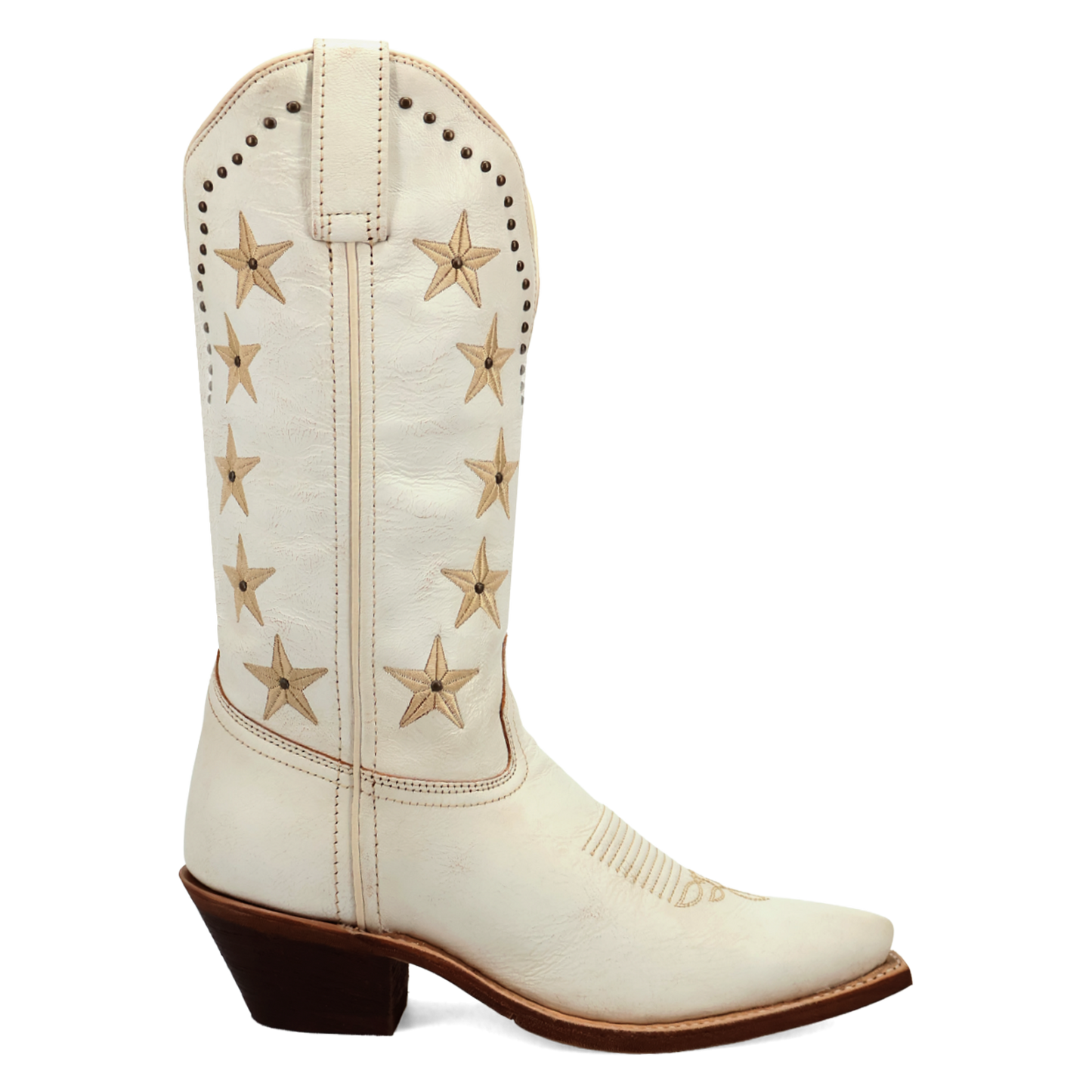 Laredo Ladies Serenade White Leather Western Boot 20091