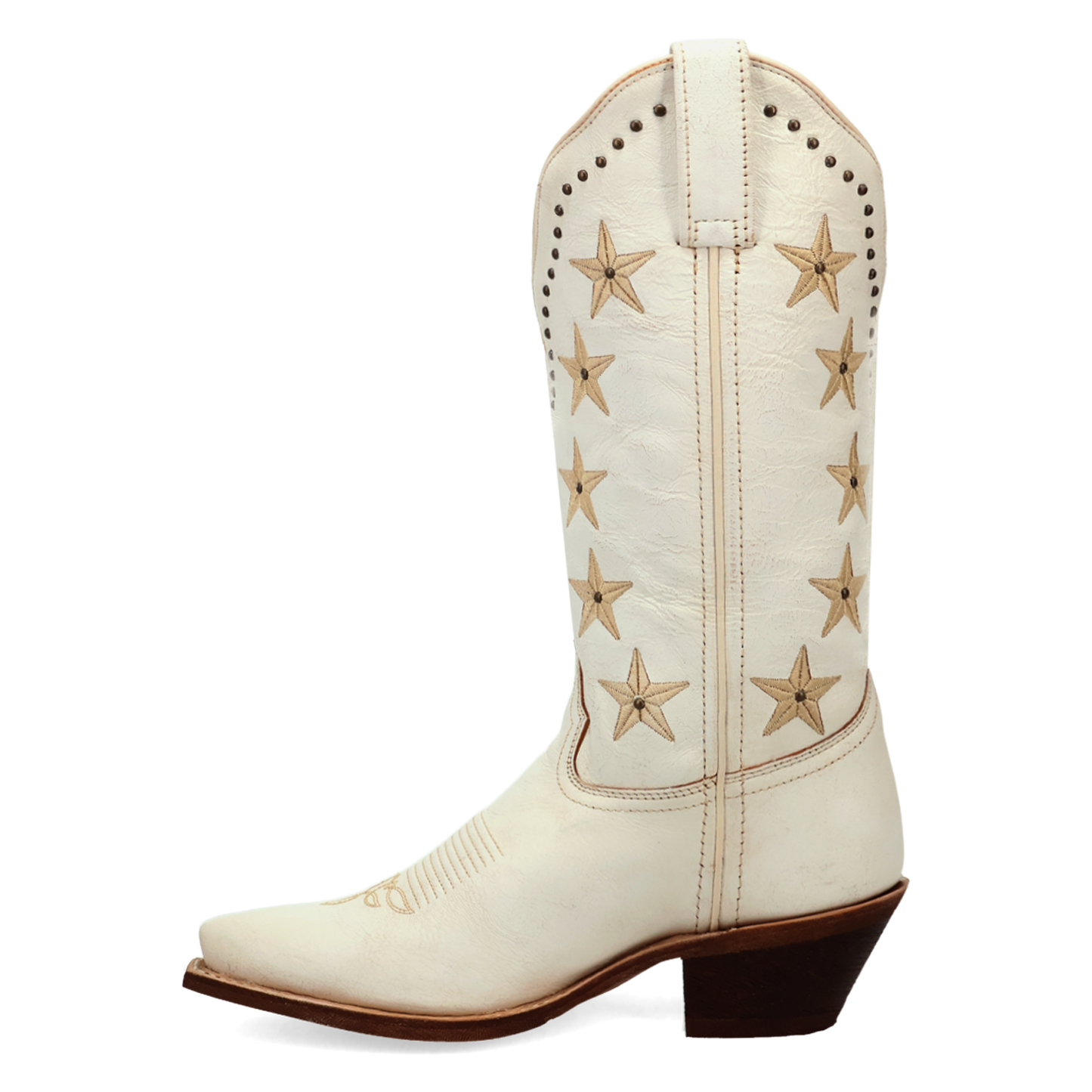 Laredo Ladies Serenade White Leather Western Boot 20091