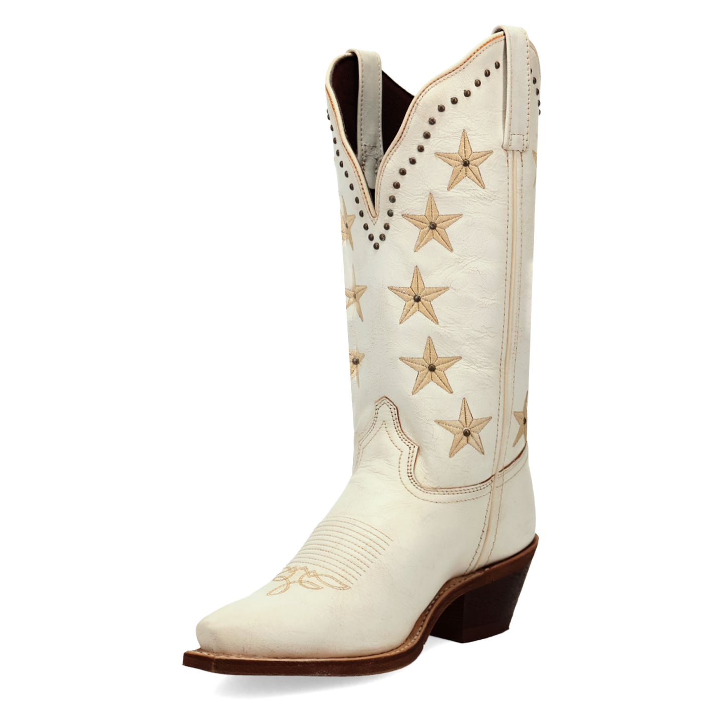 Laredo Ladies Serenade White Leather Western Boot 20091
