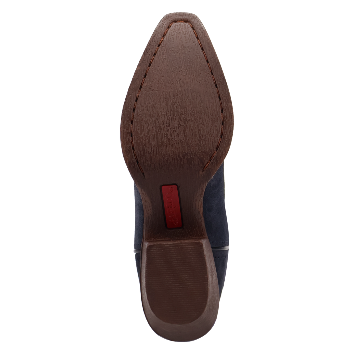 Laredo Whitley Blue Suede Leather Bootie 20112