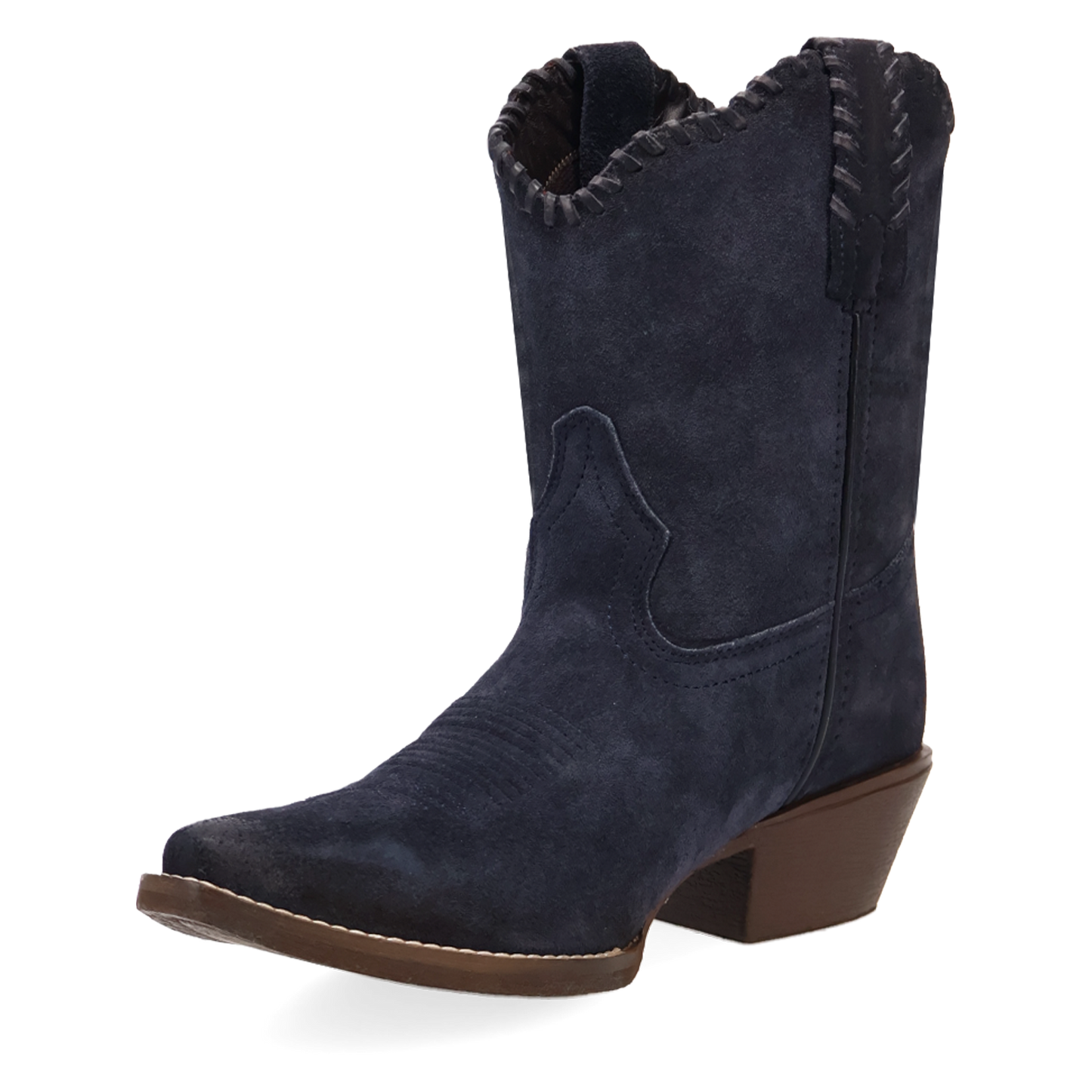 Laredo Whitley Blue Suede Leather Bootie 20112