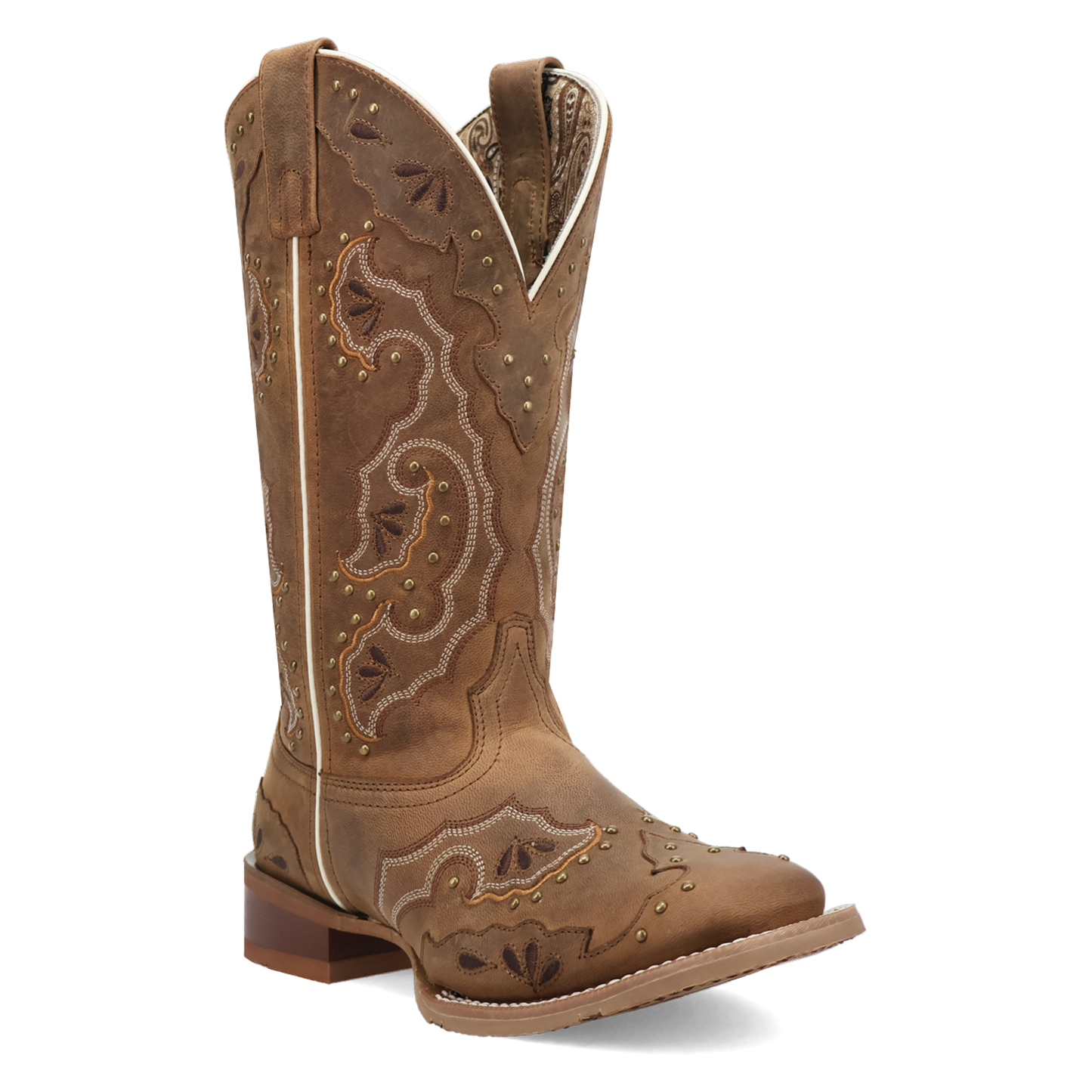 Laredo Ladies Lottie Sand Brown Leather Western Boot 2020